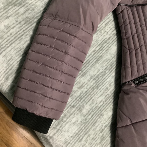 Gigi Mid-Length Parka in Plum - Picture 5 of 5